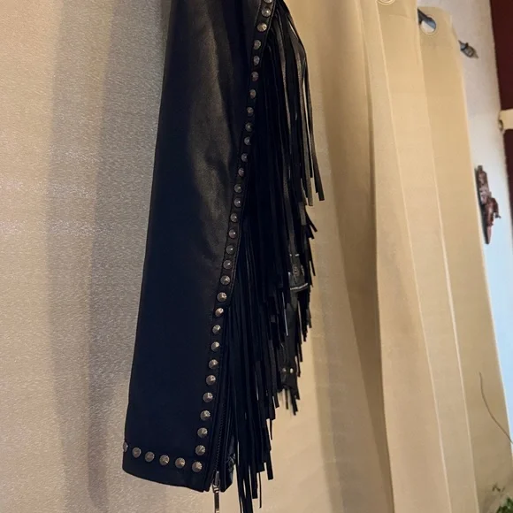 Cripple Creek leather fringe coat 3645 - Picture 10 of 13